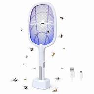 Emart™ 4-in-1 Electric Mosquito Swatter & Bug Zapper – Foldable 3000V Insect Killer Racket with Fly Trap Function, USB Rechargeable