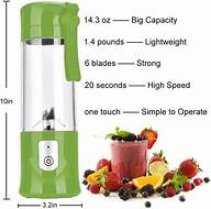 Emart™ 380ml household juice mixer mini electric juicer USB rechargeable smoothie smoothie shake mixer outdoor picnic portable juicer