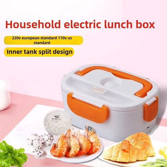Emart™110V 220V Electric Heating and Thermal Insulation Lunch Box Plastic Liner Kitchen Household Electric Lunch Box 65 ° Convenient