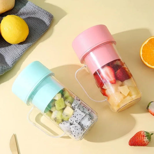 Emart™ Straw Juicing Cup – Rechargeable Portable Smoothie Blender | Wireless Travel juicer cup