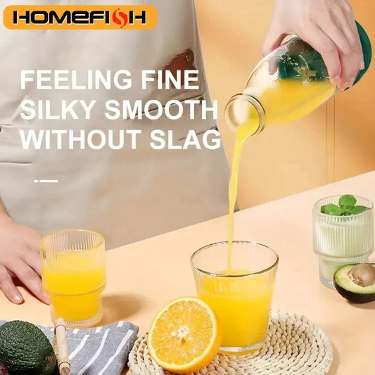 Emart™ Electric Juicer Cup 6 Blades Blender Milkshake Machine USB Portable Fruit Milk Mixing Tool Mini Fresh Juice Blender