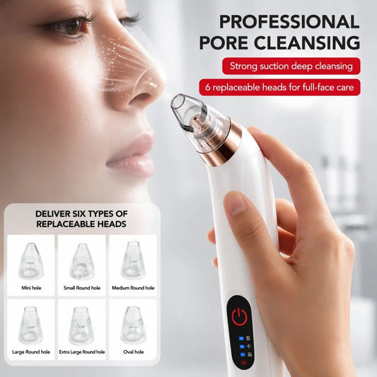 Vacuum Blackhead Remover Pore Vacuum Cleaner for Deep Facial Cleansing