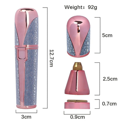 2-in-1 Rechargeable Facial Hair Remover & Eyebrow Trimmer for Women
