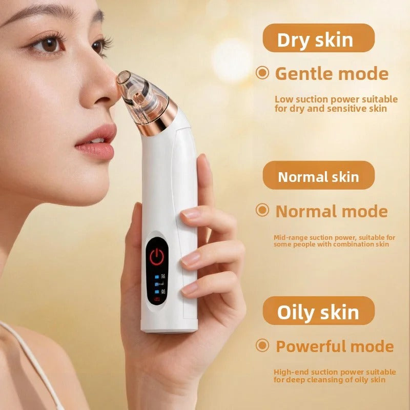 Vacuum Blackhead Remover Pore Vacuum Cleaner for Deep Facial Cleansing