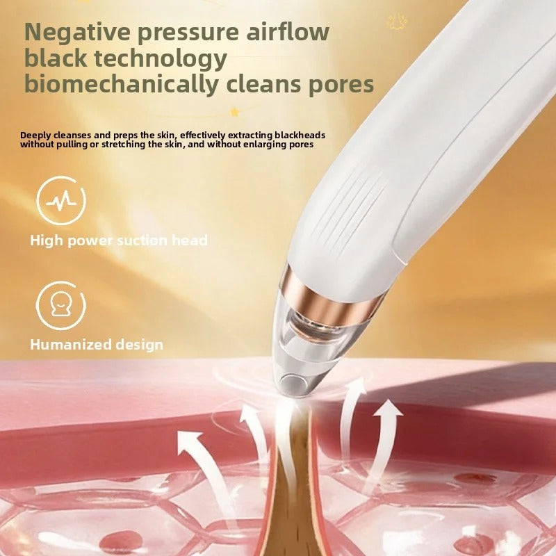 Vacuum Blackhead Remover Pore Vacuum Cleaner for Deep Facial Cleansing