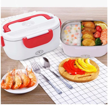 Emart™110V 220V Electric Heating and Thermal Insulation Lunch Box Plastic Liner Kitchen Household Electric Lunch Box 65 ° Convenient